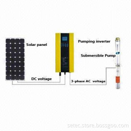 3.7kW Solar pumping inverter for 5hp 3-phase AC pump